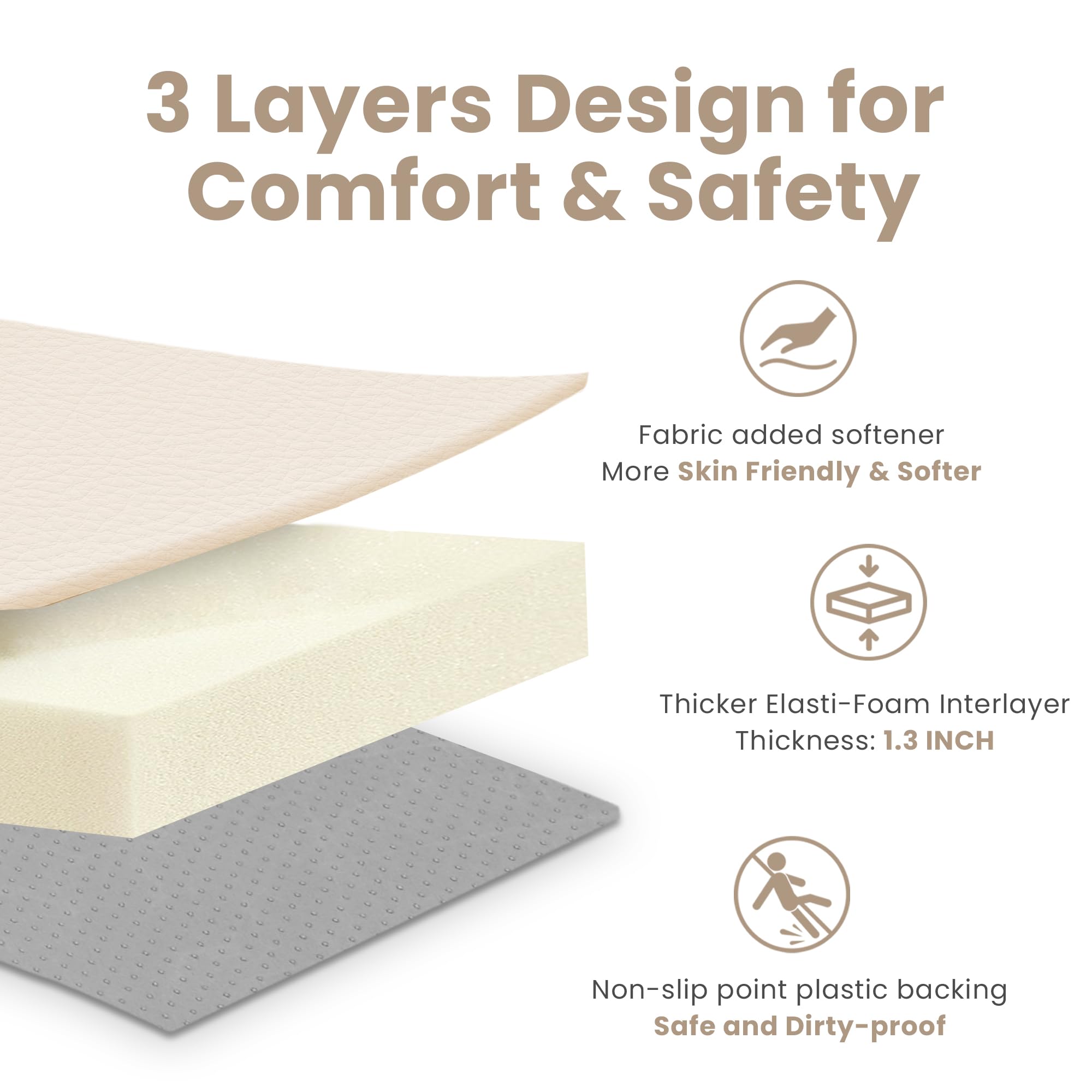 Huloo Sleep versatile-use playmat shown as mat and base for play