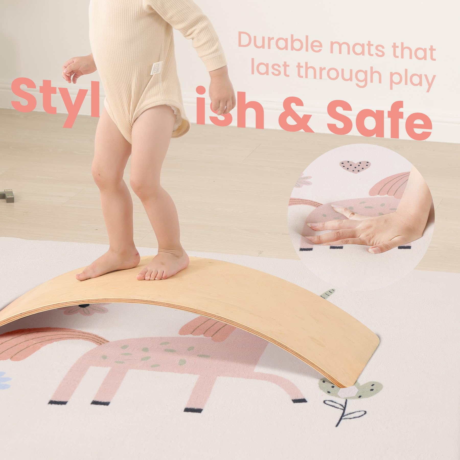 Huloo Sleep water-repellent coral velvet texture resists spills during messier play