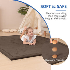 Huloo Sleep water-repellent top surface minimizes spills during play.