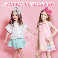 Hulyfw sparkly gold hair bows 4-inch clip adds subtle shine to daily looks.