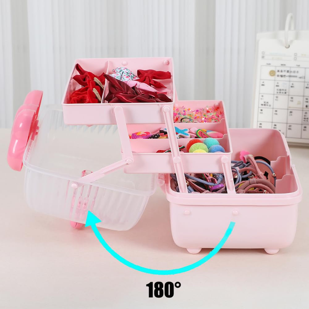 Huniupore drawer storage large capacity fits headbands bows pins