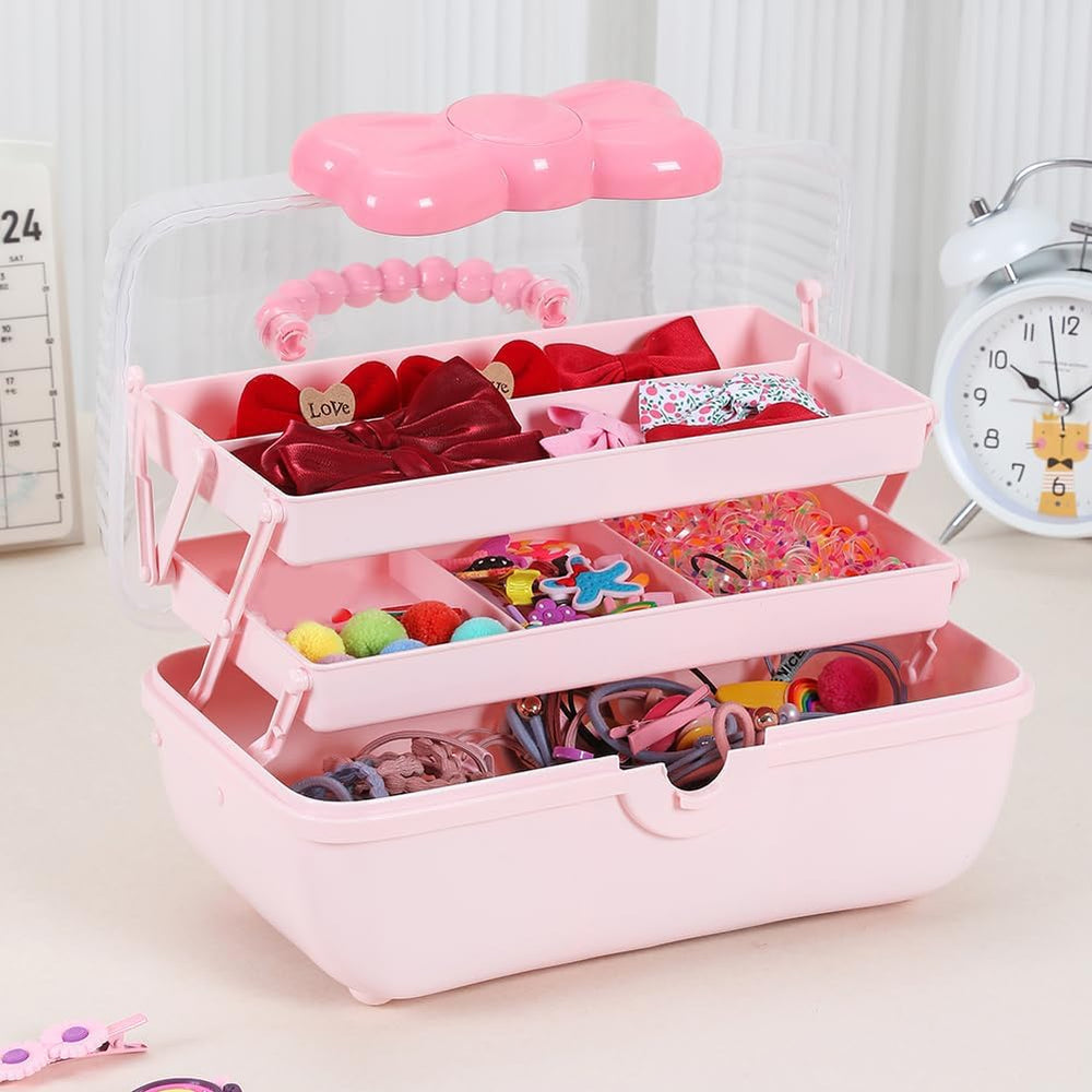 Huniupore headbands clips bows organizer compartments keeps essentials in dedicated slots