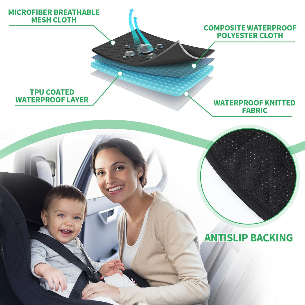 HunnmingRe non-slip backing reduces seat movement during trips.