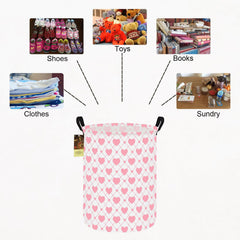 HUNRUNG collapsible storage bin flat-fold demonstrates space-saving design.