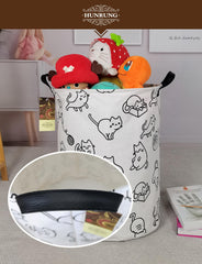 HUNRUNG laundry hamper handles-toting shows portable solution for room-to-room organization.
