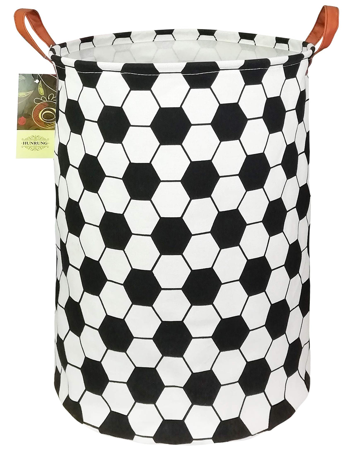 HUNRUNG Laundry Hamper large size ideal for bedroom storage and organization.