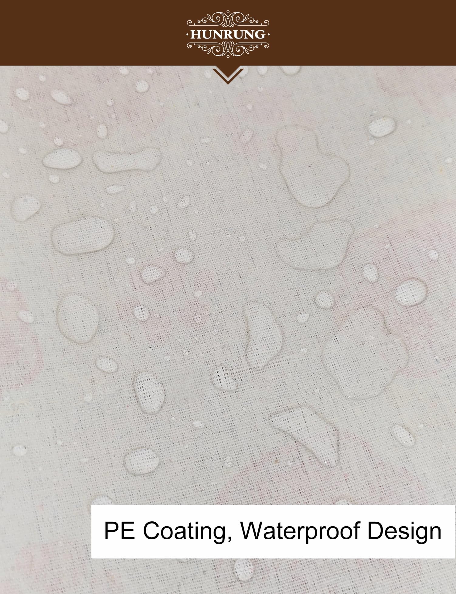 HUNRUNG Laundry Hamper waterproof coating, resists spills in high-traffic laundry areas.