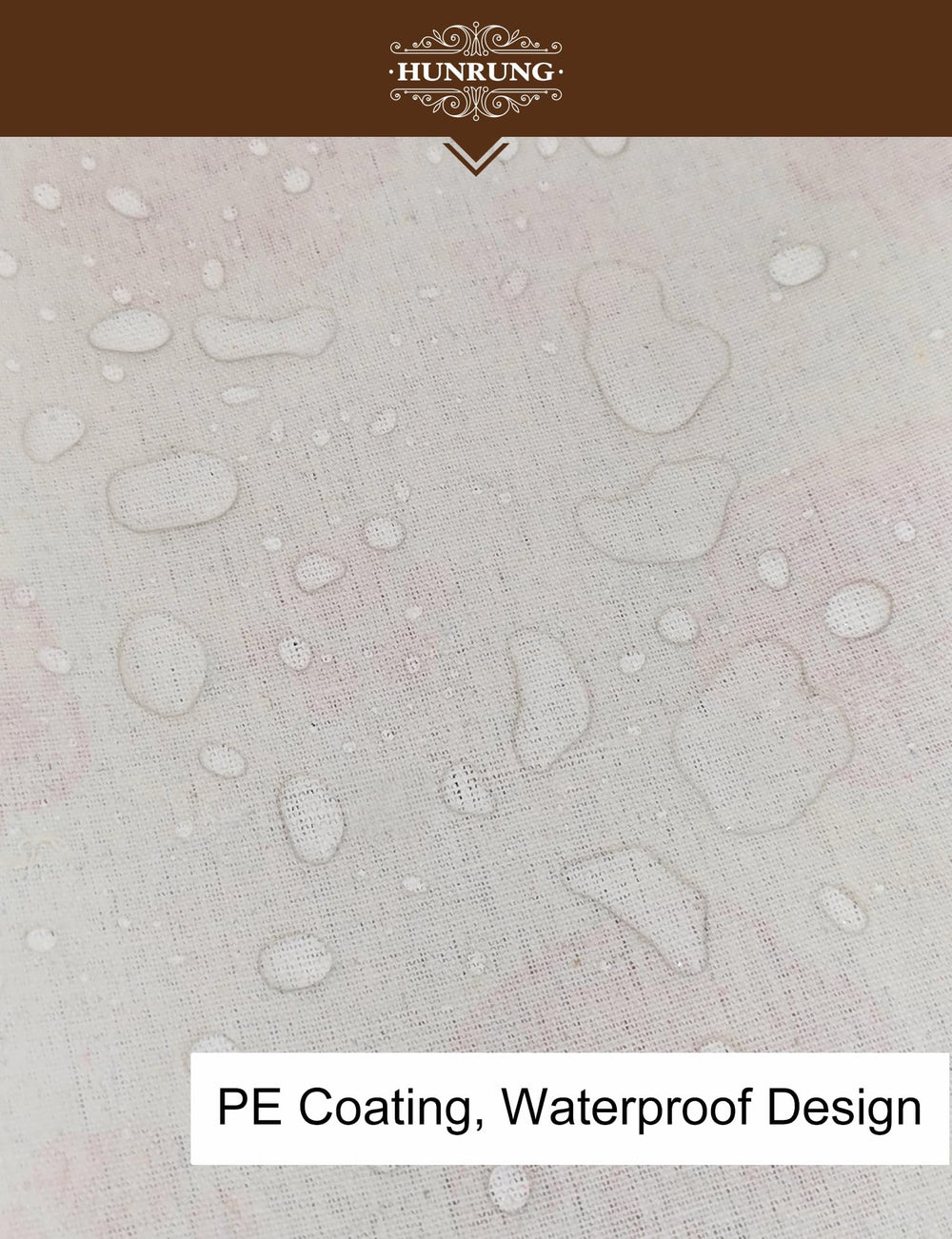 HUNRUNG Laundry Hamper waterproof coating, resists spills in high-traffic laundry areas.