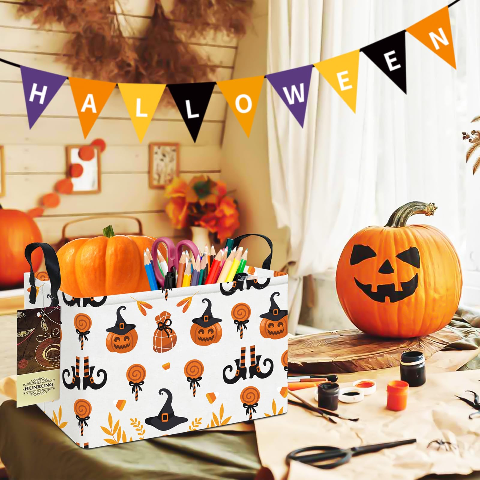 HUNRUNG REC-Candy Pumpkin nursery-diapers organization setup