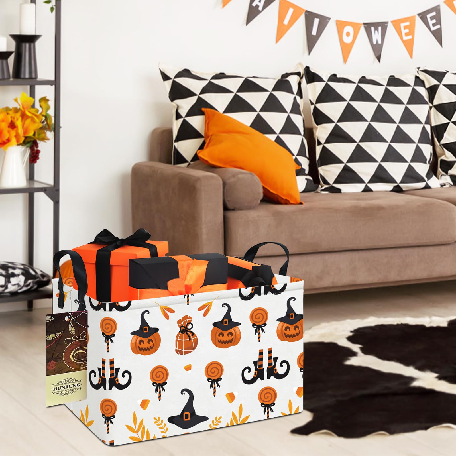 HUNRUNG REC-Candy Pumpkin toy-storage use in playroom