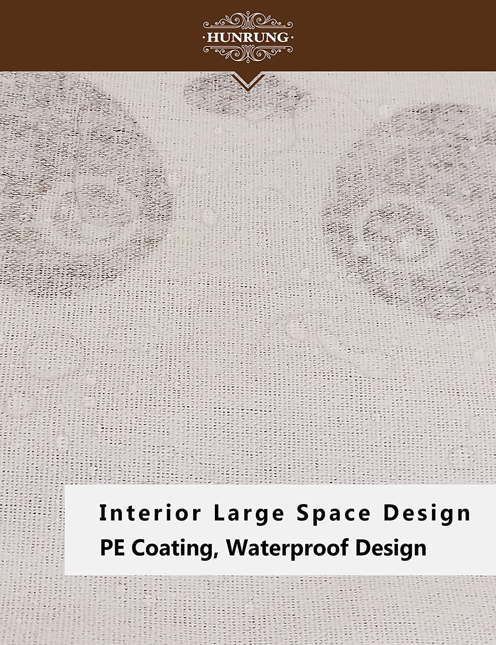 HUNRUNG bathroom towel basket keeps towels organized and within reach