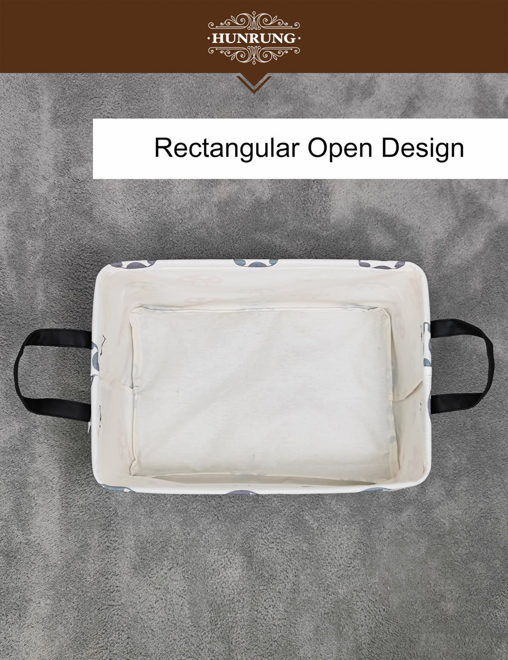 HUNRUNG mushroom basket collapsible for space-saving design
