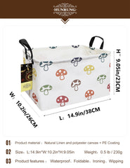 HUNRUNG mushroom storage basket folded for compact storage