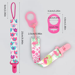 Hunxuo dummy clip attachment demonstrates secure baby-clothes fastening for teething toy use