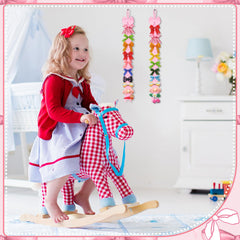 Huquary baby girl hair bow display combines decoration with practical clip storage