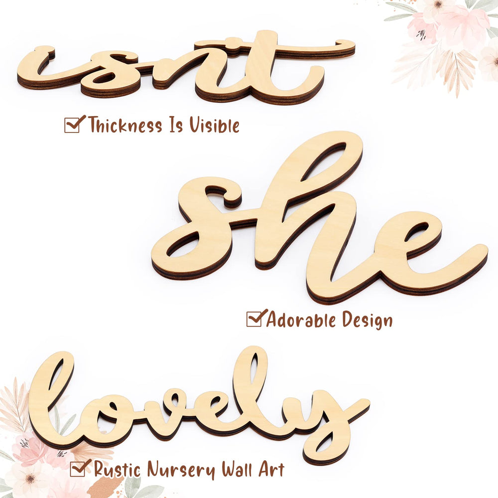 Huray Rayho Girls Room Wall Art features handwritten lettering for a personalized touch.