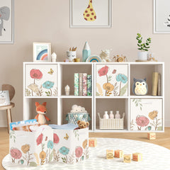 HUUMONSS 11-8in cube storage bin provides compact, stackable shelf organization