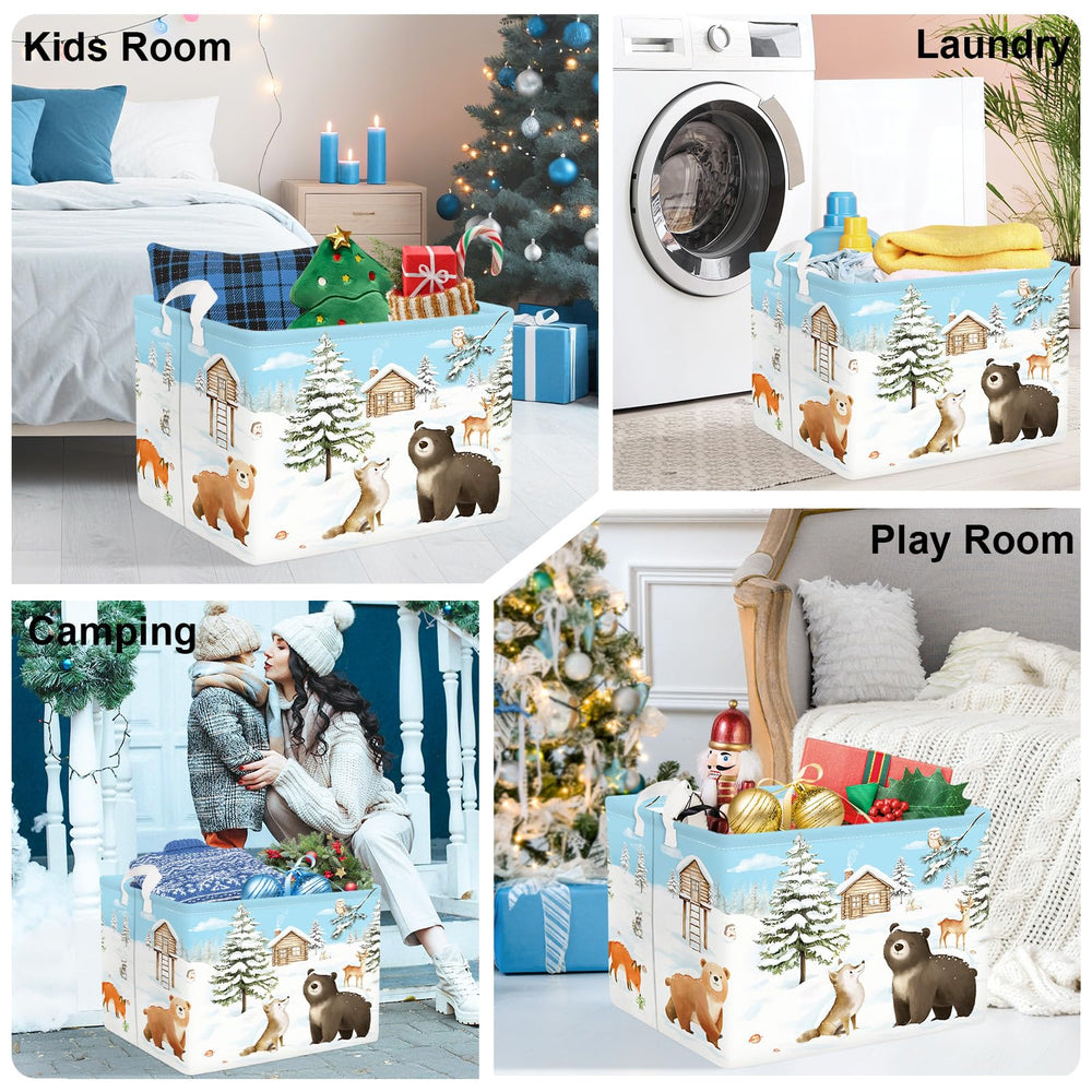 HUUMONSS 36L storage basket—easy-clean PE coating for busy households.