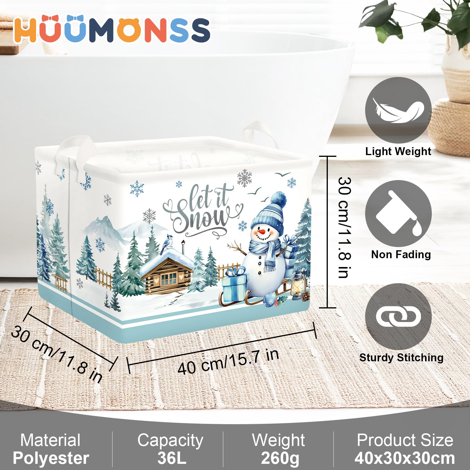 HUUMONSS PE coating cleans easily with a damp cloth for quick tidyups.