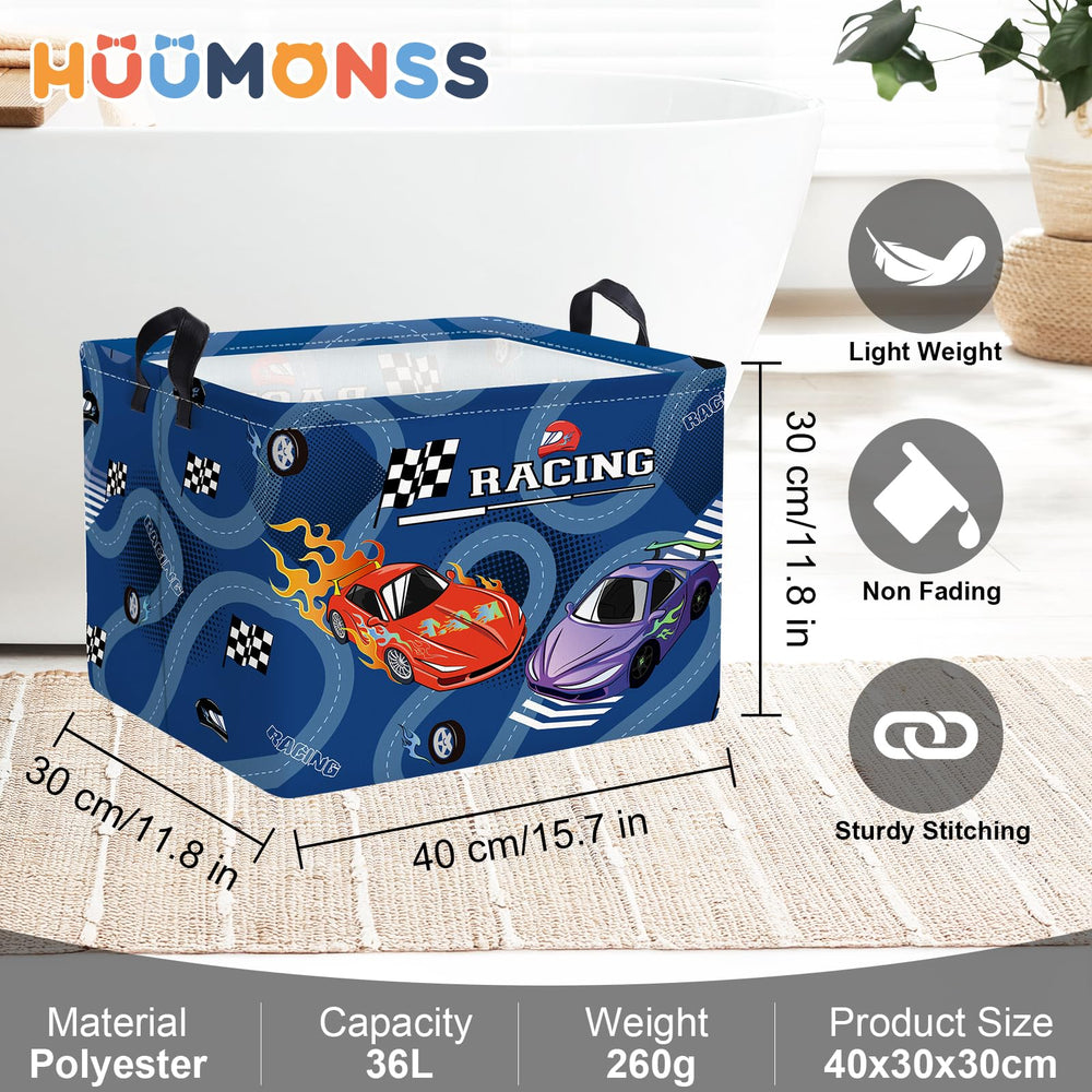 HUUMONSS freestanding laundry hamper stands upright for quick sorting.
