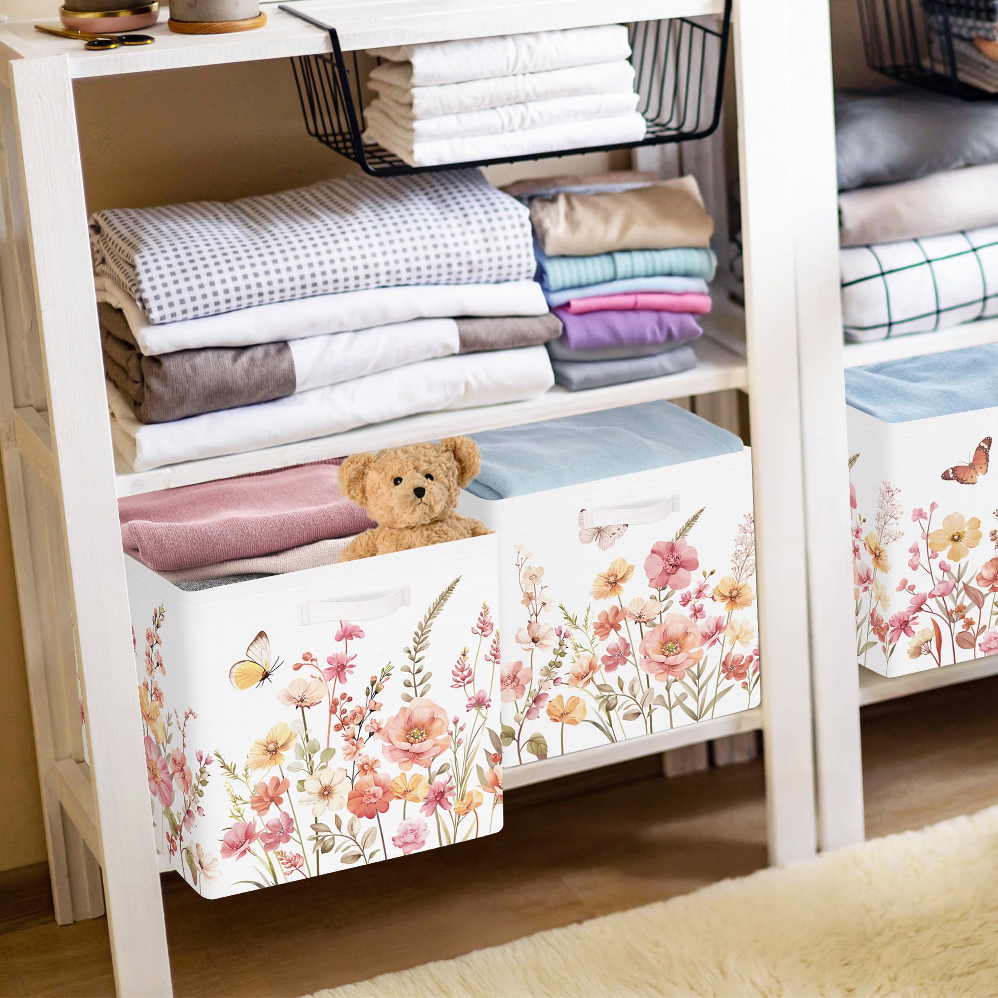 HUUMONSS cube fits kallax shelf, showing compatibility with 11.8-inch bins.