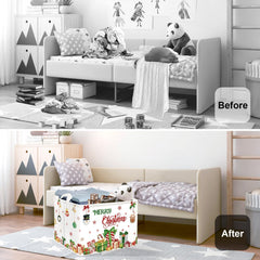 HUUMONSS Kid Room Snow White Basket helps organize toys for quick access