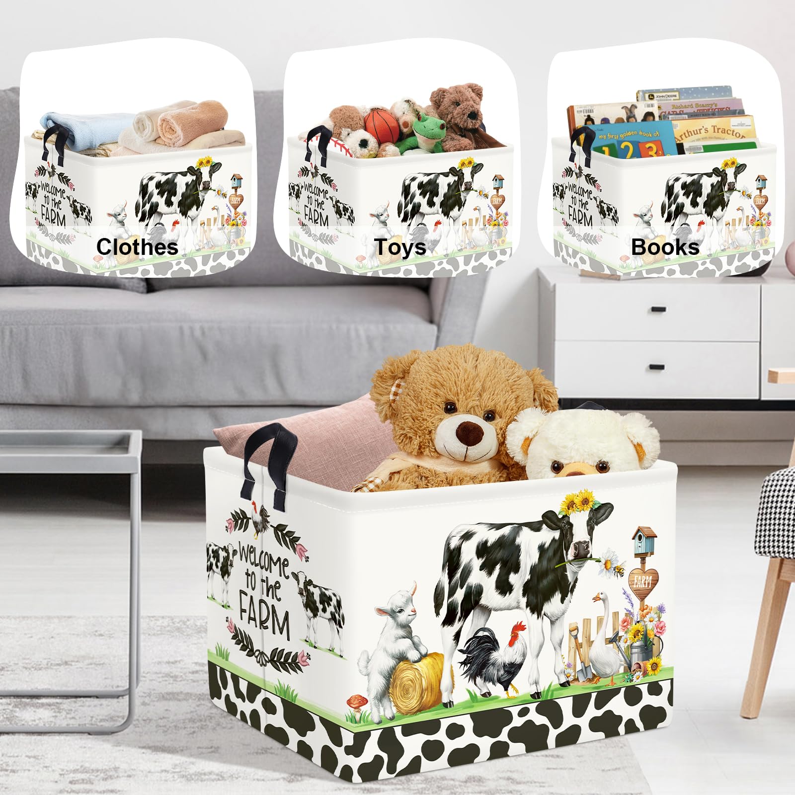 HUUMONSS nursery-baby-hamper keeps nurseries tidy and accessible.