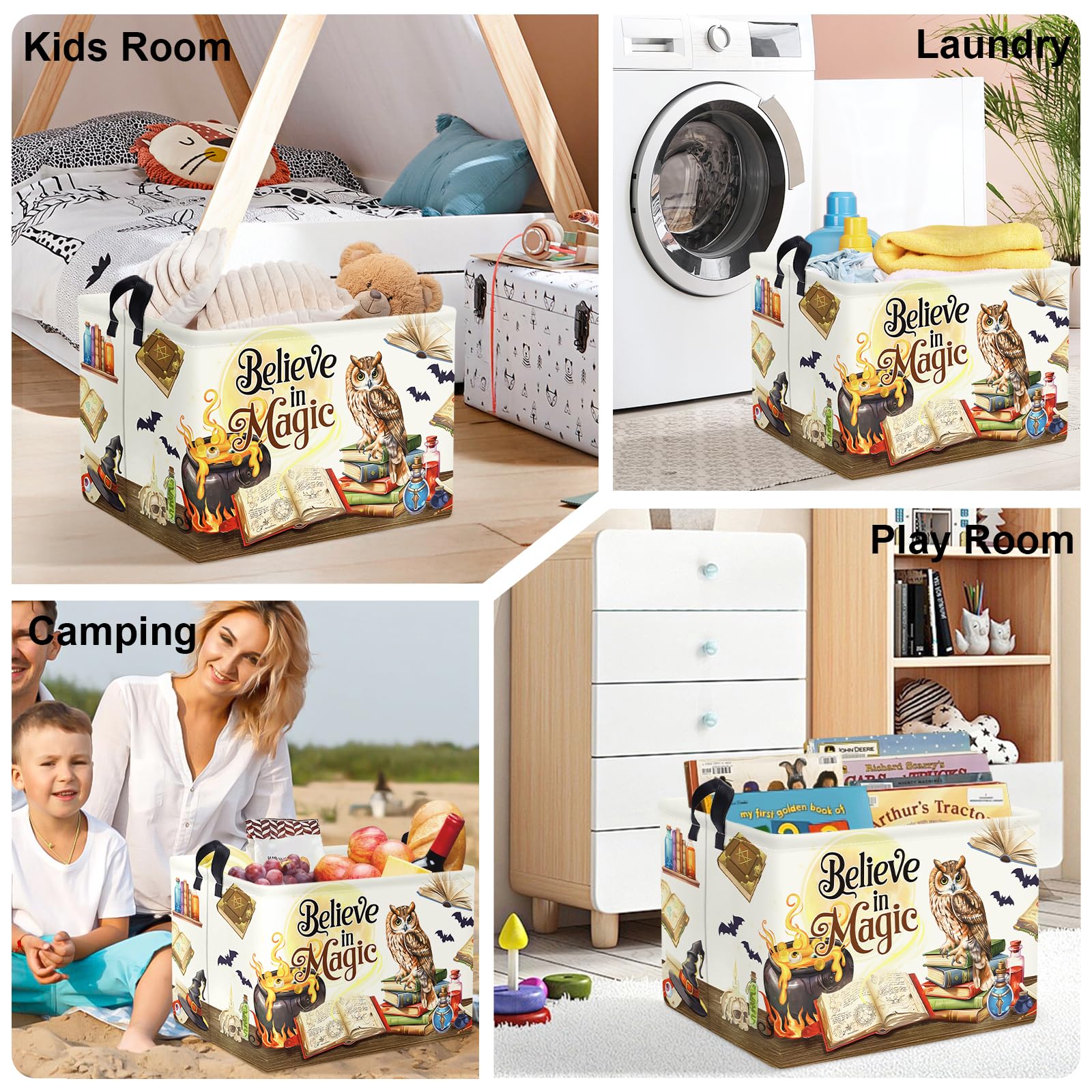 HUUMONSS Nursery-coating-basket PE coating enables wipe-clean maintenance after adventures.