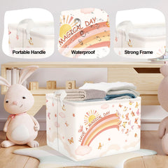 HUUMONSS Rainbow Animals close-up of butterfly-pattern for decorative boho design