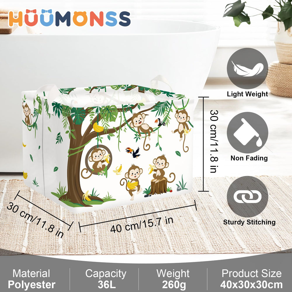 HUUMONSS Woodland Animals PE coating enables fast wipe clean surfaces