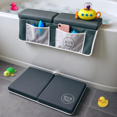 HUX Baby kneeler pad comfort offers soft knee support during bath time