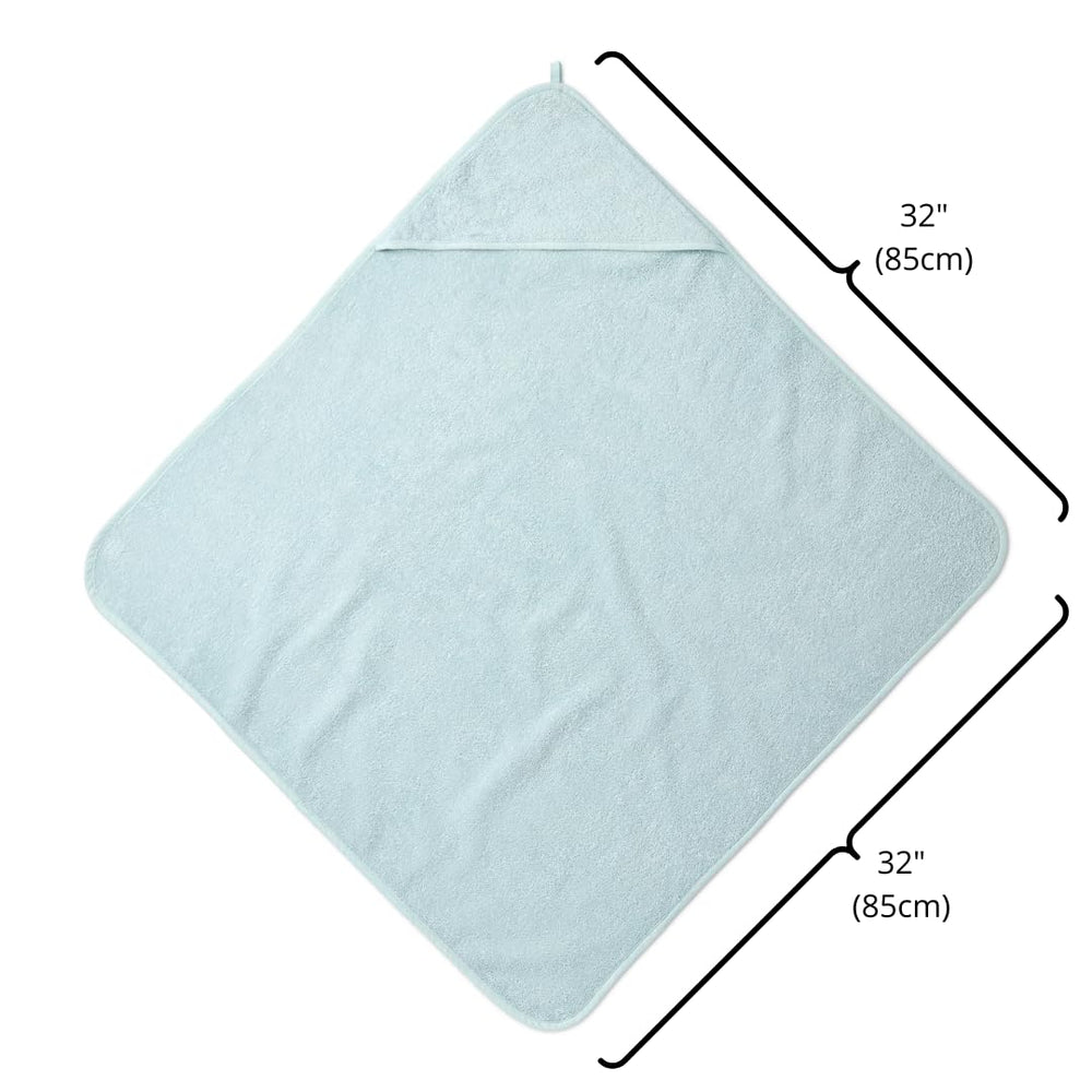 Huxie Baby Hooded Towel blue gender-neutral style ideal for baby registries