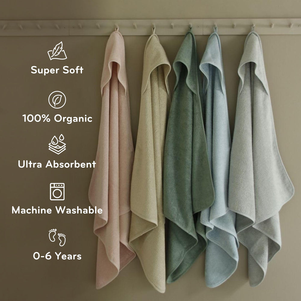 Huxie hooded towel softness swatch conveys plush feel against skin