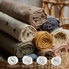 Huxie baby nursing-cover muslin soft for convenient feeding.