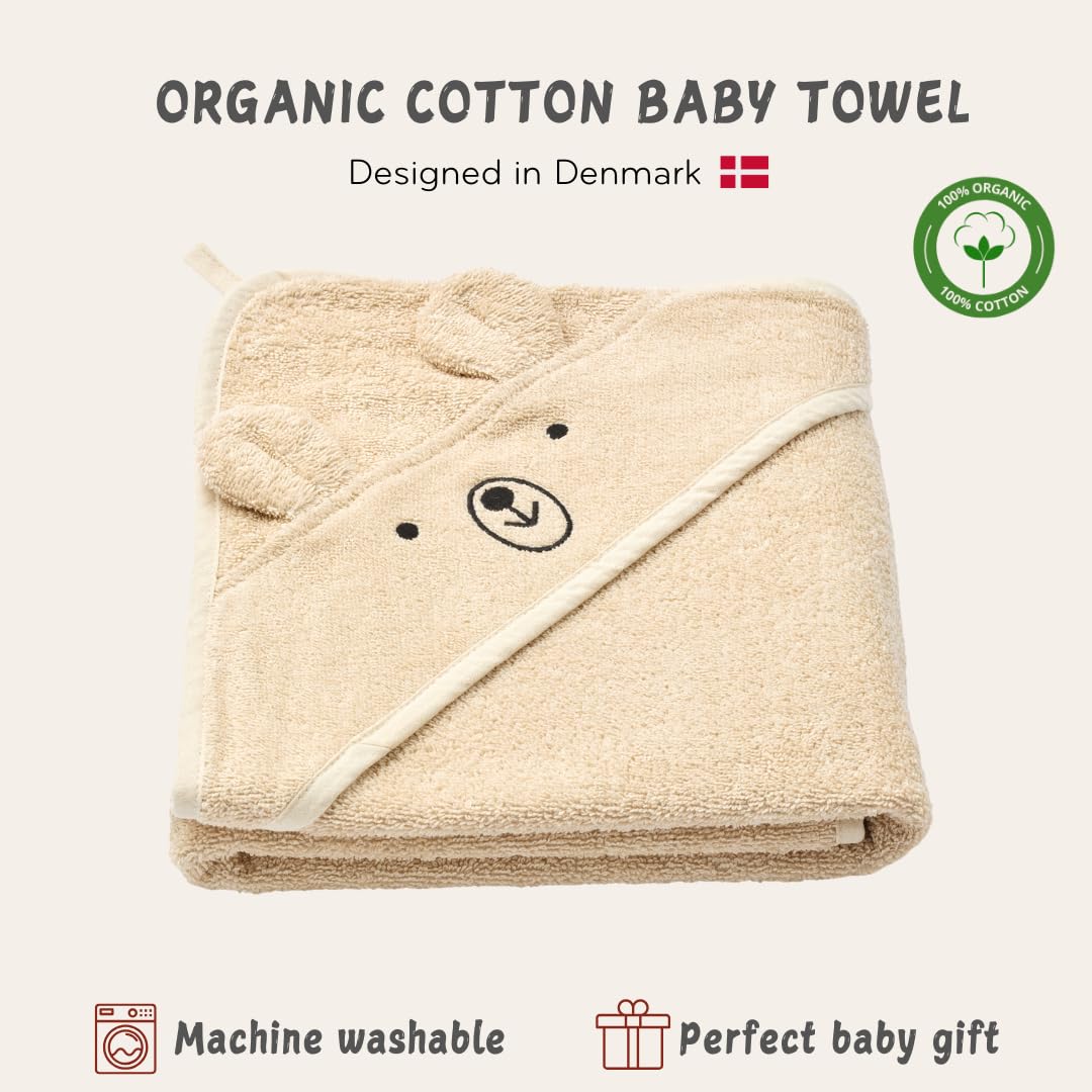 Huxie 32x32 towel ready for bath time use with growing kids
