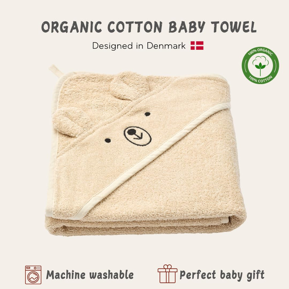 Huxie 32x32 towel ready for bath time use with growing kids