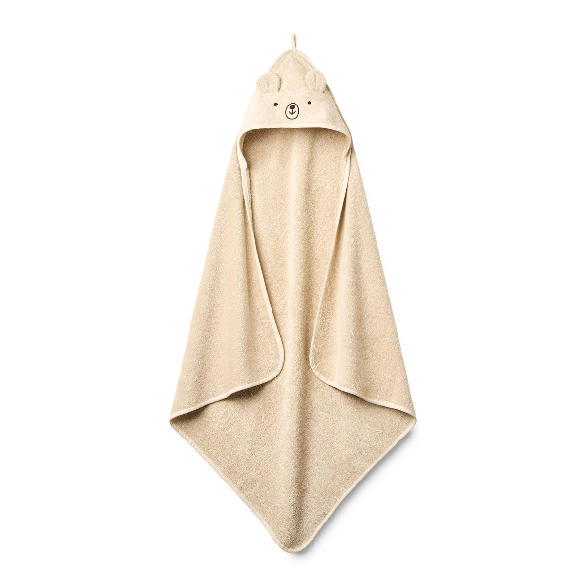 Huxie baby towel organic cotton bear-face highlights gentle touch