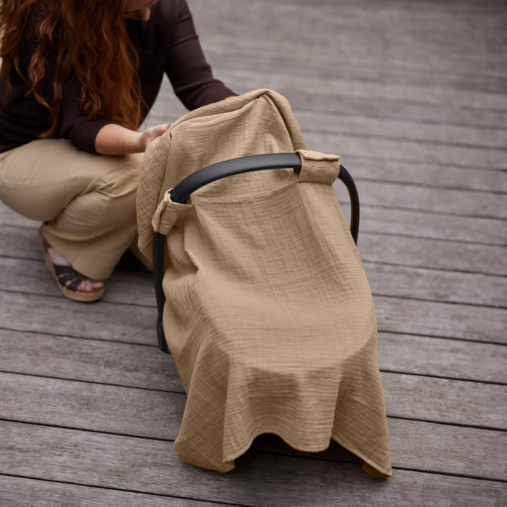 Huxie car seat cover two-pack shown for versatile use