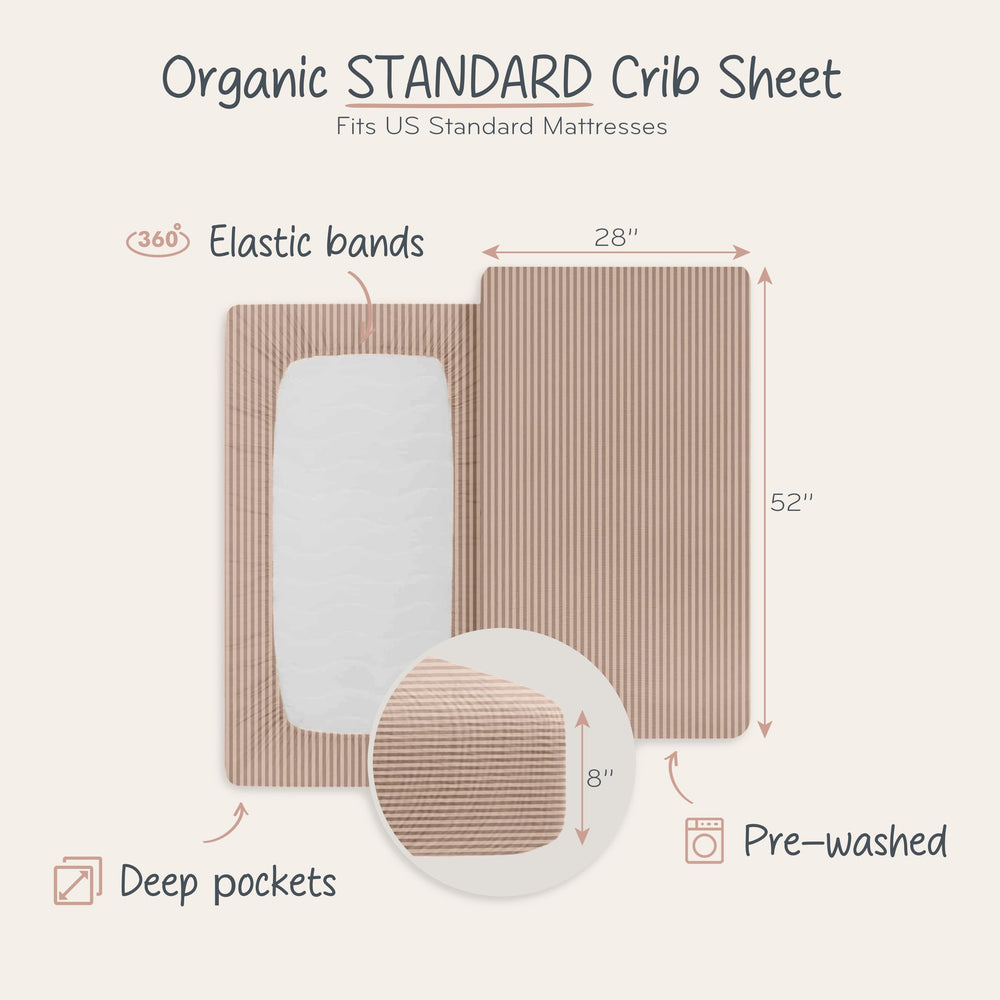 Huxie crib sheets machine wash dry capability keeps softness wash after wash
