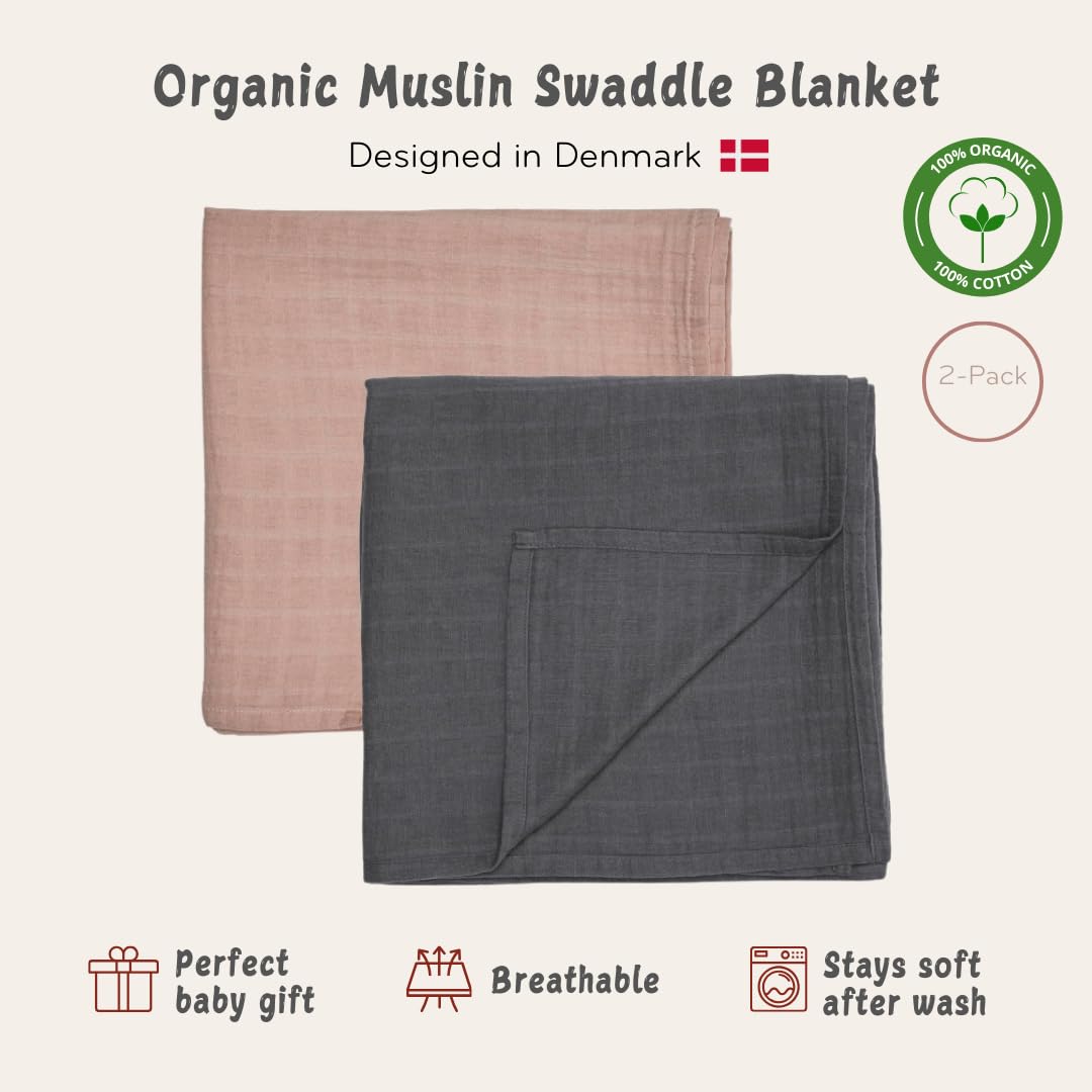 Huxie Swaddle wrap for baby sleep demonstrates easy swaddling with a generous 47x47 inch size.