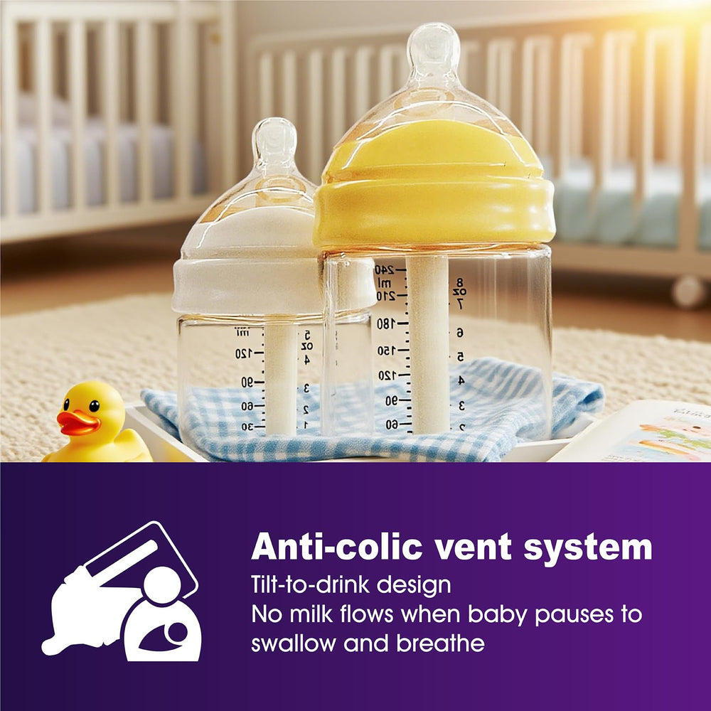 HVLVOYG PPSU bottle heat-resistant cap suitable for warming and sterilization.