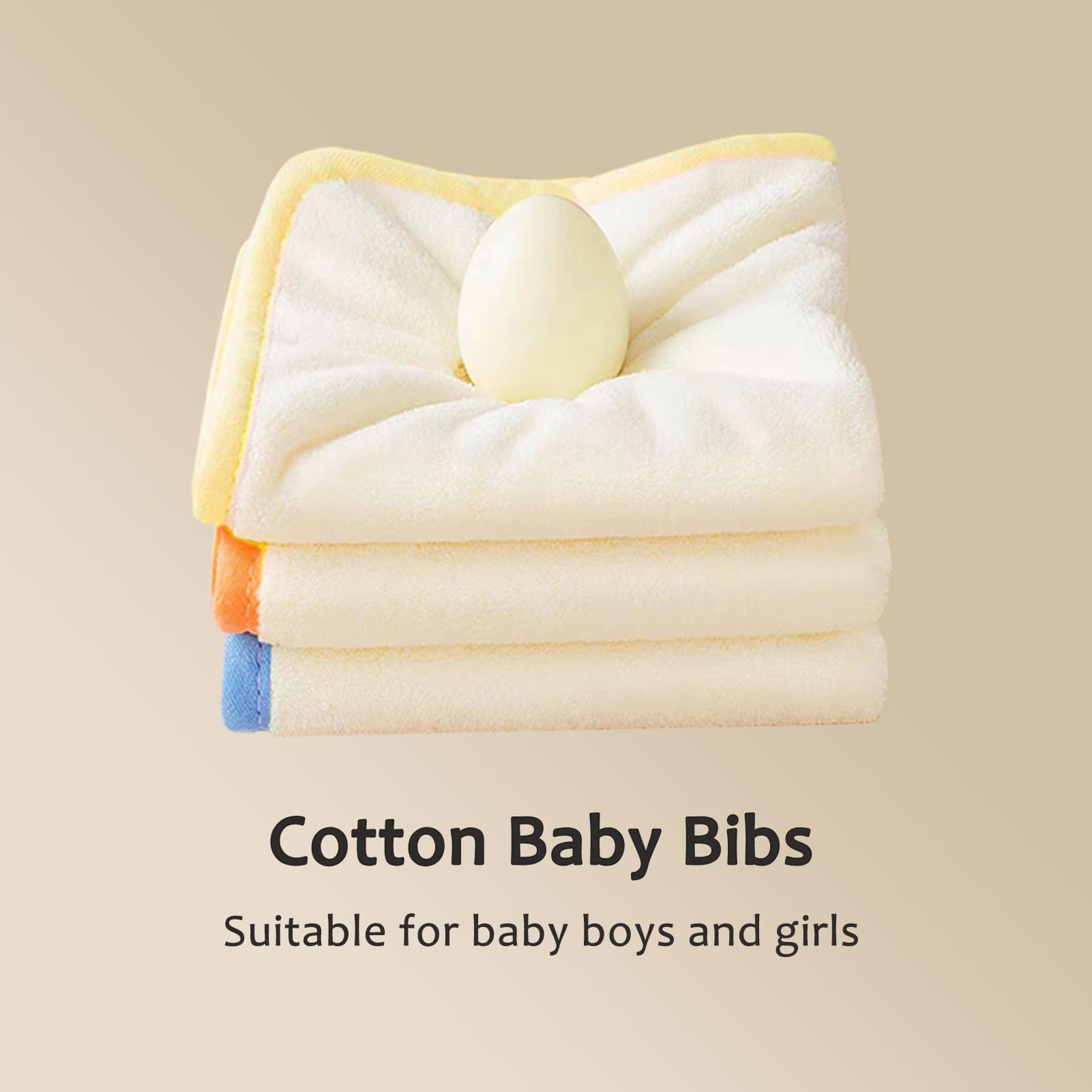 Hwieccogts multi-use baby bibs for feeding and towel drying