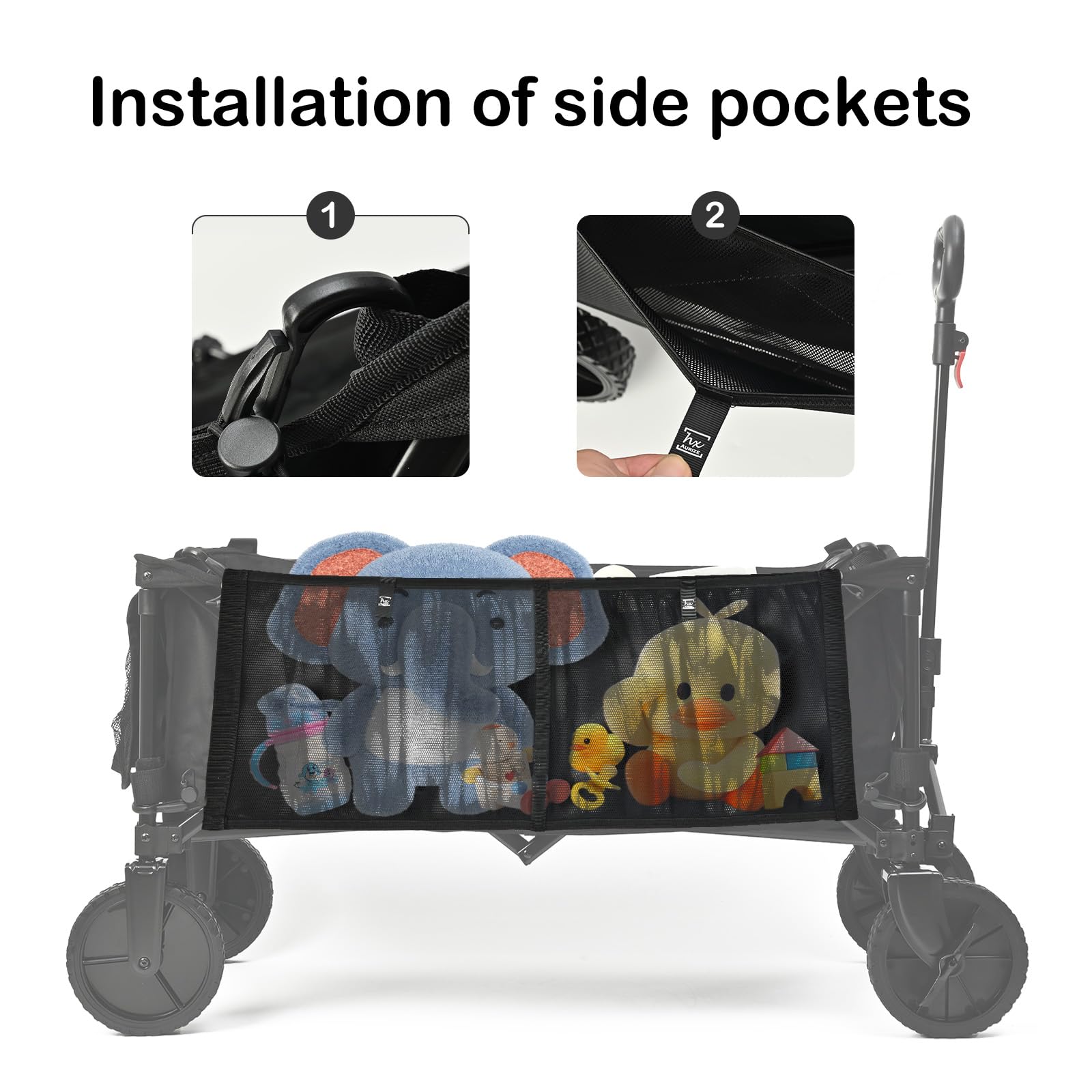 HX AURIZE easy-mount solution secures to the Wonderfold frame.