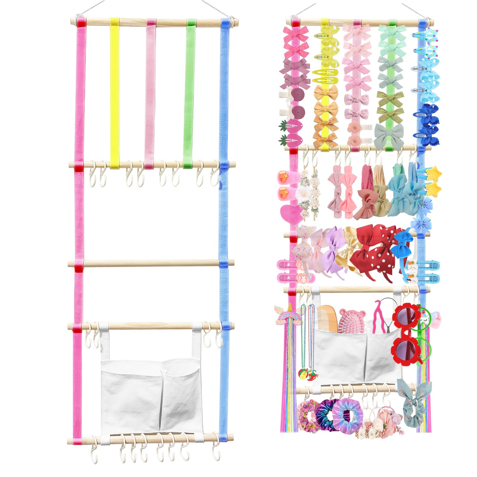 HY.MIS Bow Holder Large Capacity display keeping bows organized and accessible