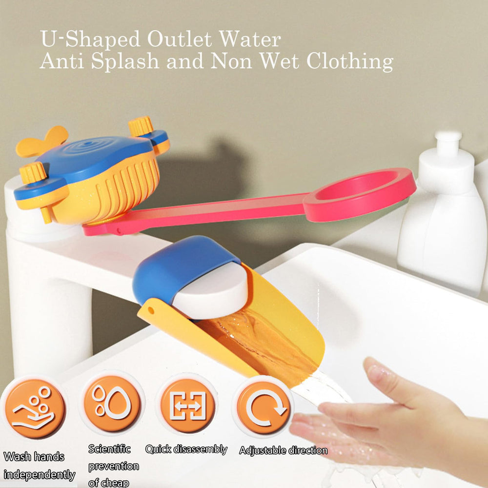 HyabDiop faucet extender-child-independence captures kids washing hands confidently.