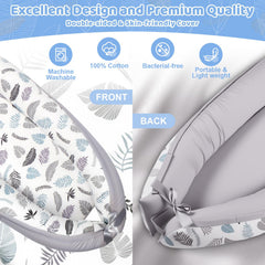 HychYAYA baby lounger portable travel setup for easy transport