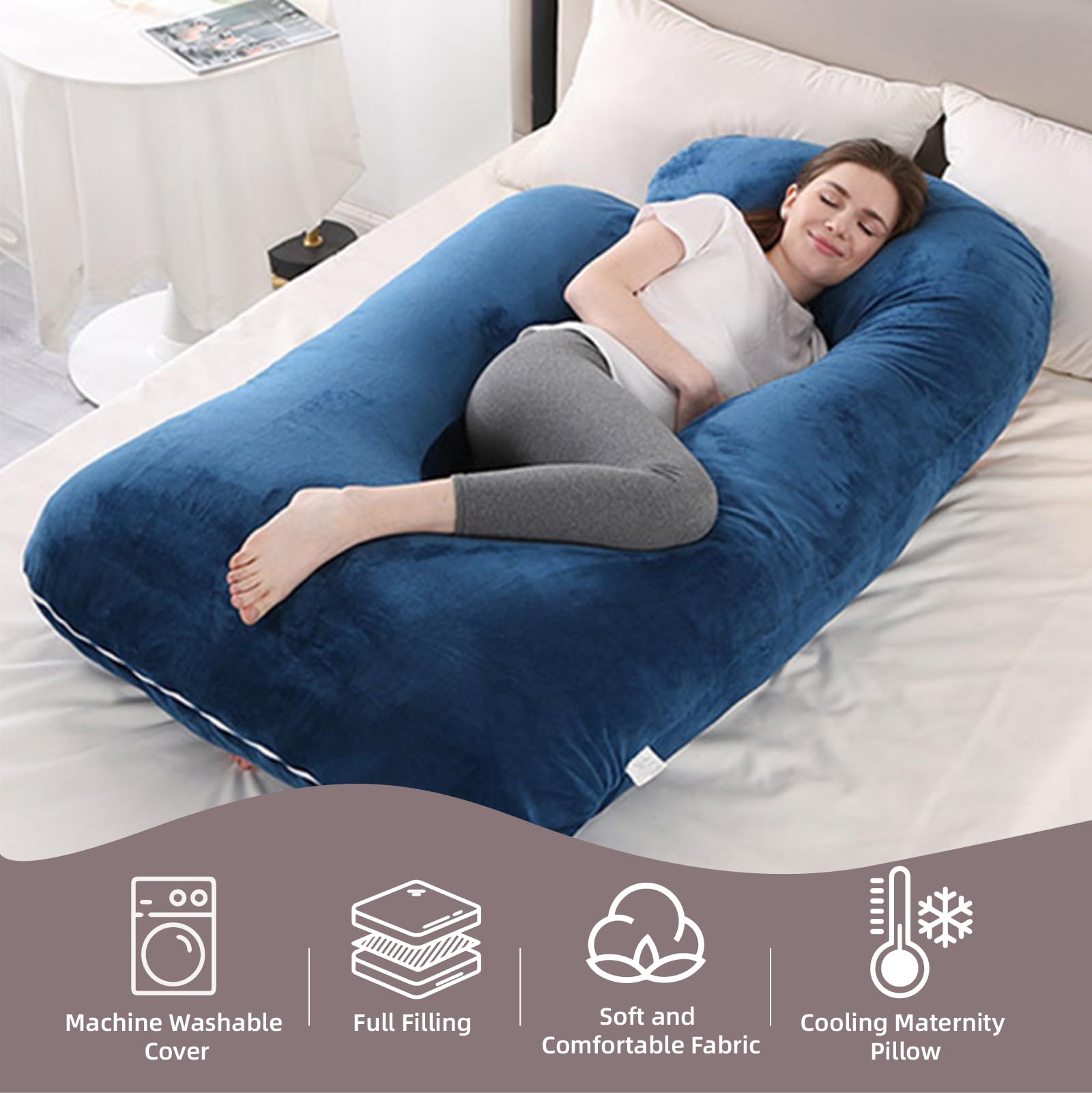 HychYAYA multipurpose-pillow-use-case demonstrates flexibility for reading, feeding, or relaxing.