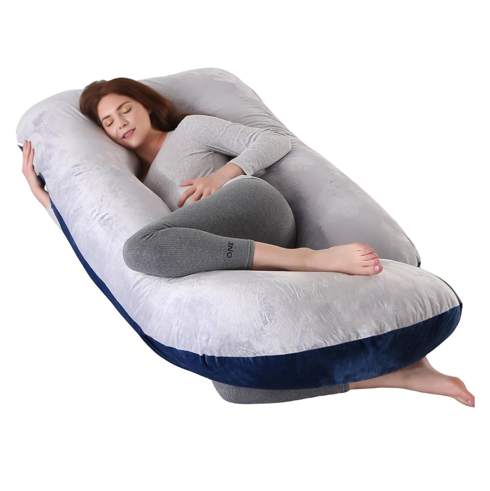 HychYAYA 60in full-body pillow view showing full-body support for sleep and relaxation.