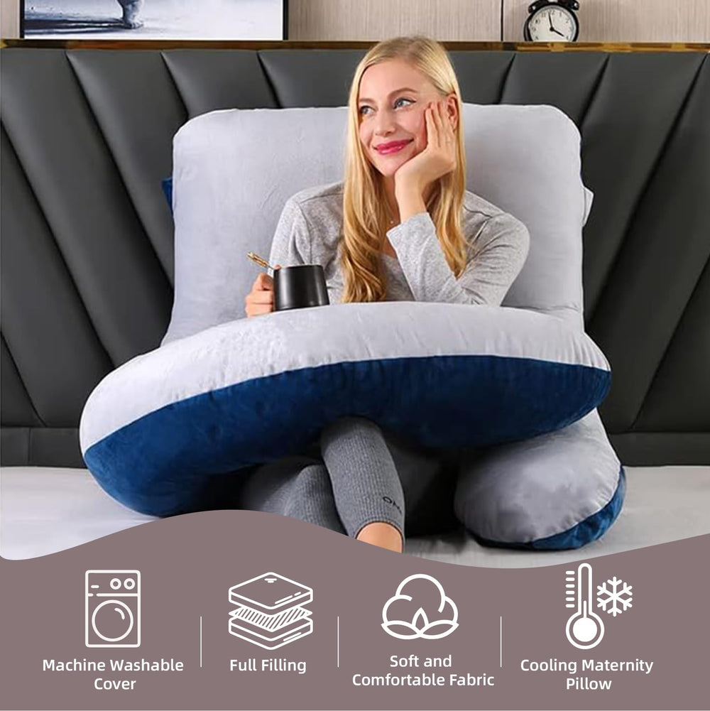 HychYAYA side-sleeper support view showing ideal alignment for side sleeping.
