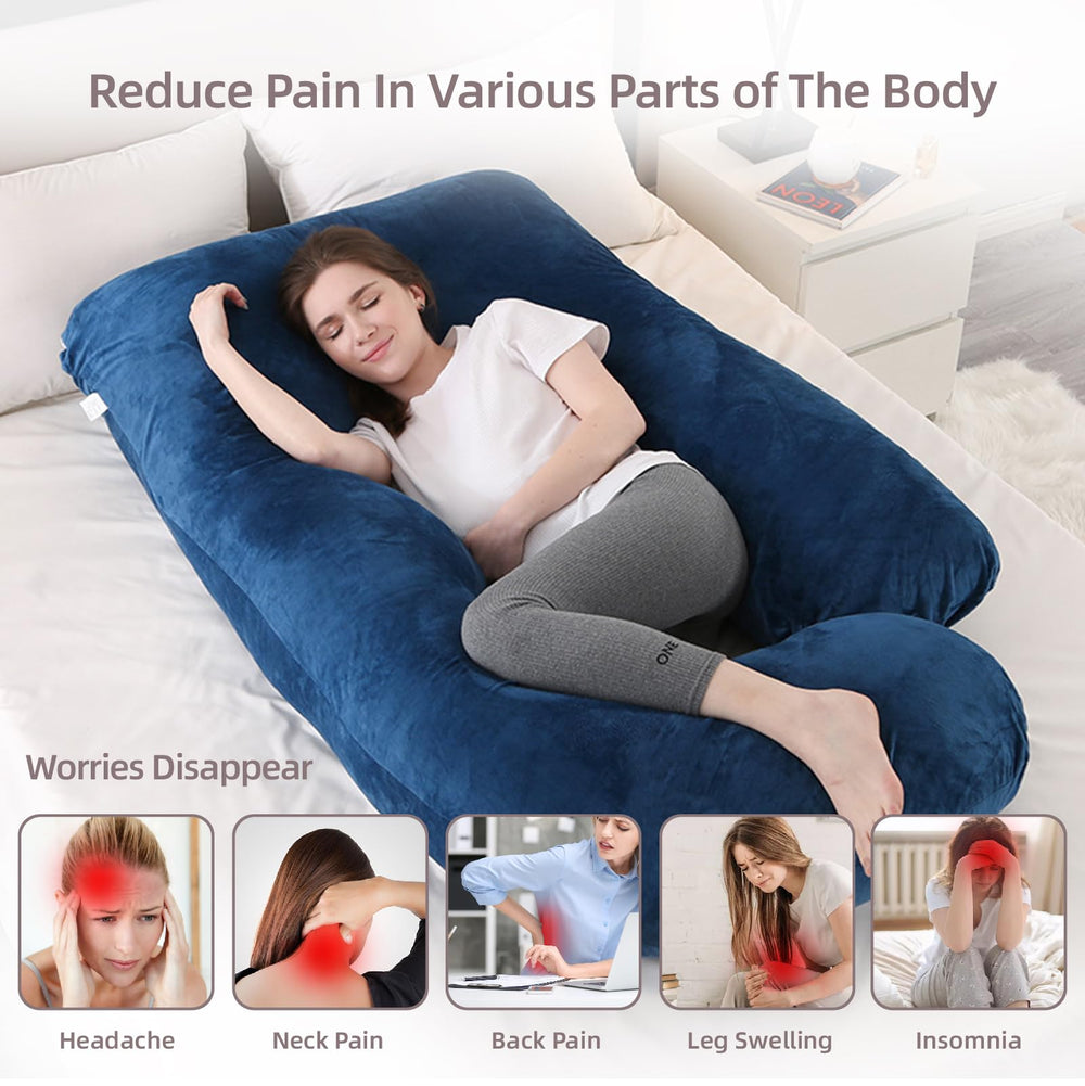 HychYAYA removable-washable-cover shows easy-care velvet cover for quick refreshed sleep.